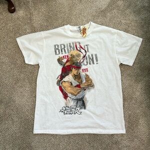 Street fighter ken ryu mens t shirt size xl